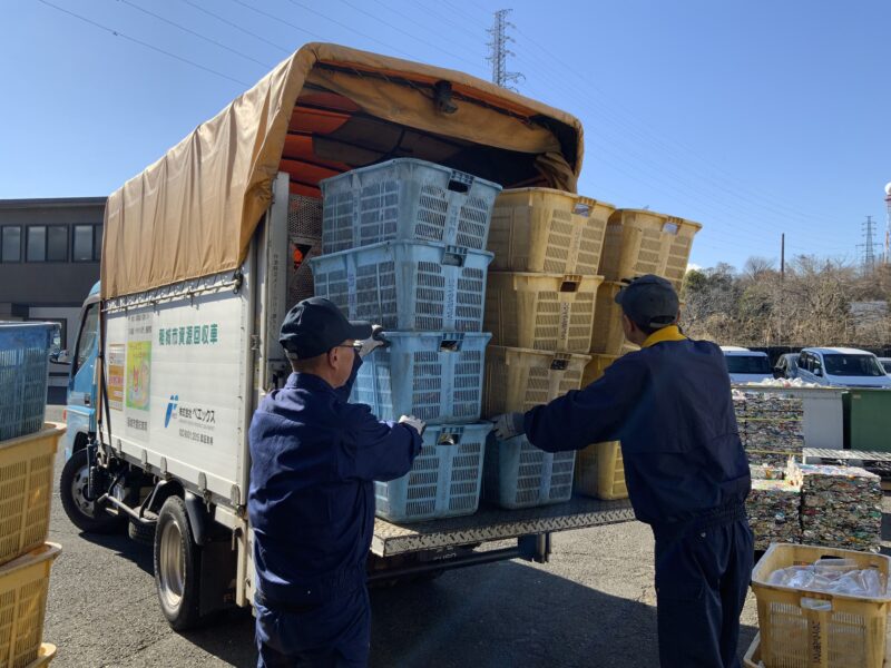 籠降ろし（ペットボトル）